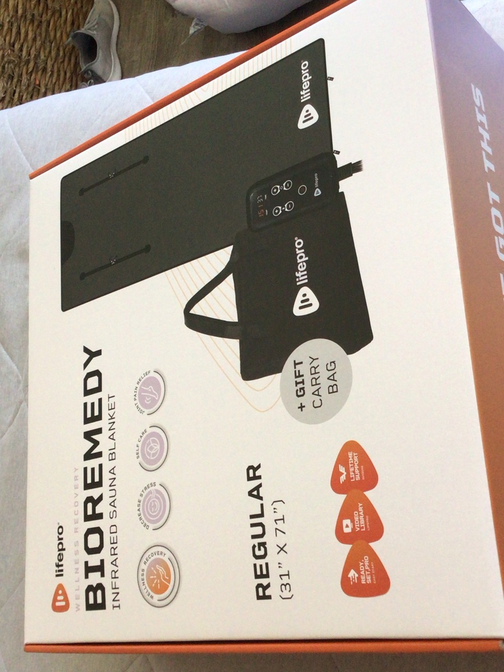 Lifepro Bioremedy Infrared Sauna Blanket - Black